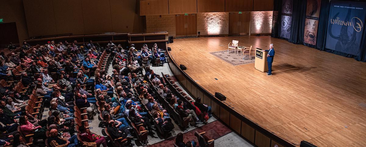 Audience at George Takei night during Omnibus 2022.